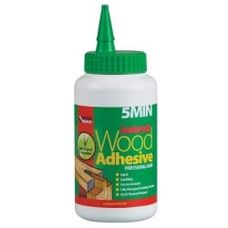 Everbuild Lumberjack PU Wood Glue 5 Min 750g 5MINPU7