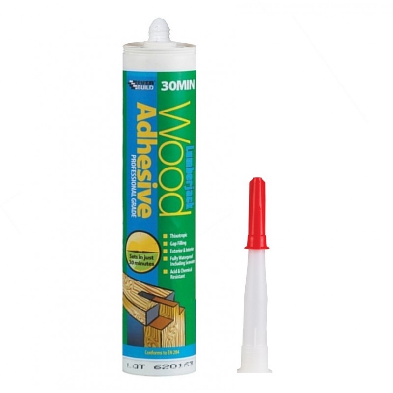 Everbuild Lumberjack PU Wood Glue 30 Minute Adhesive 310ml 30MINPU3