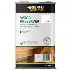 Everbuild Lumberjack Wood Preserver 5 Litre - Clear LJCR05
