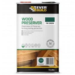 Everbuild Lumberjack Wood Preserver 5 Litre - Fir Green LJFG05