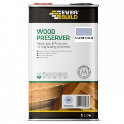 Everbuild Lumberjack Wood Preserver 5 Litre - Silver Birch LJSB05