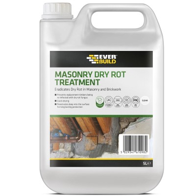 Everbuild Lumberjack Masonry Dry Rot Treatment 5 Litre LJROT05