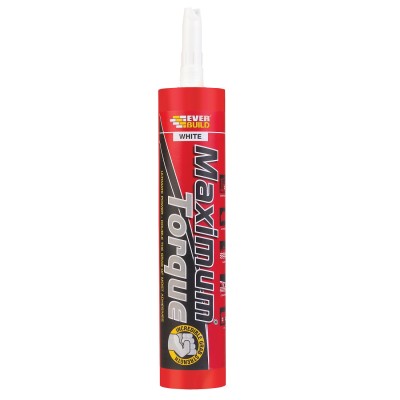 Everbuild Maximum Torque White Grab Adhesive Double Grab MAXTQWE