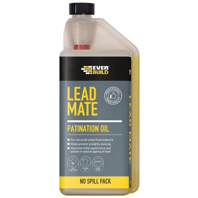Everbuild Lead Mate Patination Oil Lead Finishing Protection 500ml PATOIL5