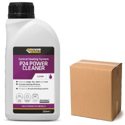 Everbuild P24 Central Heating System and Radiator Power Cleaner P24CLEAN Box of 12