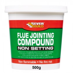 Everbuild Flue Jointing Compound Non Setting 500g PCFJC05