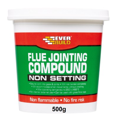 Everbuild Flue Jointing Compound Non Setting 500g PCFJC05