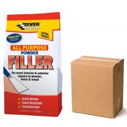 Everbuild All Purpose Powder Decorators Filler 1.5Kg Box of 10