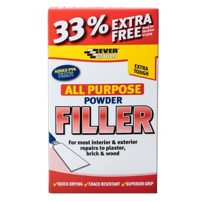 Everbuild All Purpose Powder Decorators Filler 450g - 600g FILL450