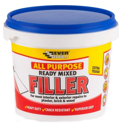 Everbuild Ready Mixed Int Ext 1kg All Purpose Decorating Filler 480182 RMFILL1