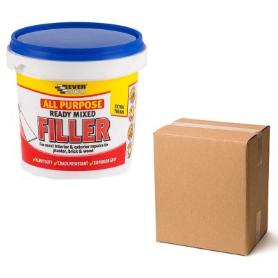 Everbuild Ready Mixed All Purpose Decorating Filler 600g 480176 Box of 12