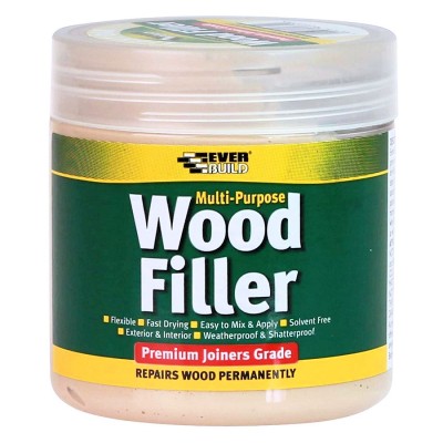 Everbuild MP Premium Joiners Grade Colour Wood Filler 250ml Teak 499701