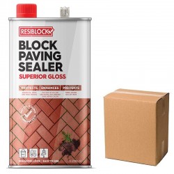 Everbuild Resiblock Superior Gloss Block Paving Sealer 20 litre RBORIGGL5-4