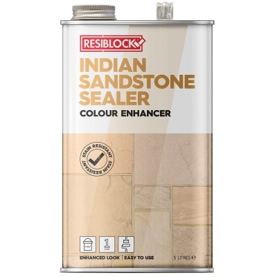 Resiblock Indian Sandstone Colour Enhancer Sealer 5 litre RBINDENH5