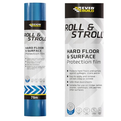 Everbuild Roll & Stroll 75m Hard Surface Floor Protector ROLLHARD75