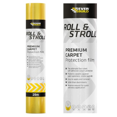 Everbuild Roll & Stroll 25m Premium Carpet Protector ROLL20