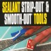 Everbuild Silicone Sealant Strip out and Smooth out Twin Pack 483399 SRSSTWIN