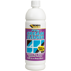 Everbuild Pvcu Plastic Cream Restorer Cleaner 1 Litre PVCC1