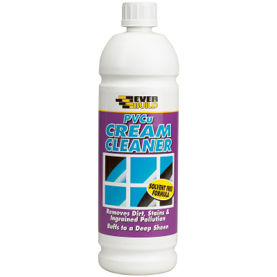 Everbuild Pvcu Plastic Cream Cleaner and Restorer 1 Litre 486930 PVCC1