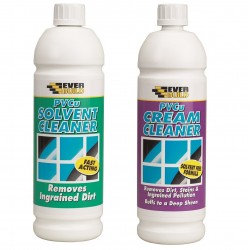 Everbuild PVC-U Cream and Solvent Restorer Cleaner Twin Pack