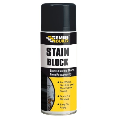 Everbuild Stainblock Spray Applied Stain Block White Paint 488592 STAINSTP