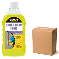 Everbuild Sugar Soap Liquid Concentrated Solution 500ml Trade Box of 12 