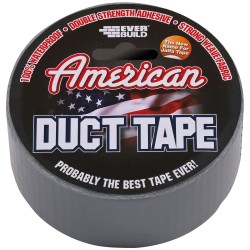 Everbuild American Membrane Duct Tape Silver Grey 50mm 25m USDUCTSV25