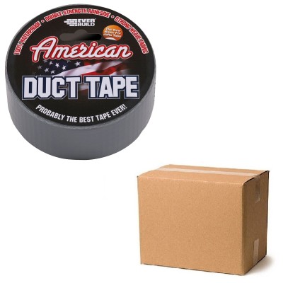 Everbuild American Membrane Duct Tape Silver Grey 50mm Trade Box of 6
