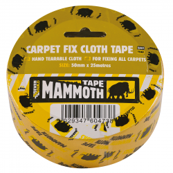 Everbuild Mammoth Carpet Fix Cloth Tape 50mm 2CARPT50