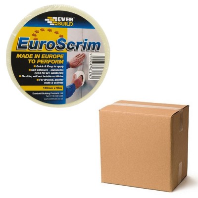 Euro Scrim Plasterboard Mesh Joint Tape 100mm 2EURO100 Box of 12