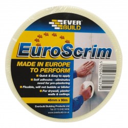 Euro Scrim Self Adhesive Plasterboard Mesh Joint Tape 48mm 2EURO48