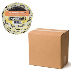 Everbuild Mammoth Masking Tape 19mm x 50m Box of 64