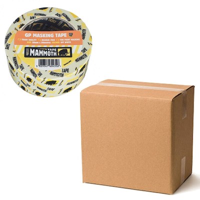 Everbuild Mammoth Masking Tape 25mm x 50m 467447 Box of 48