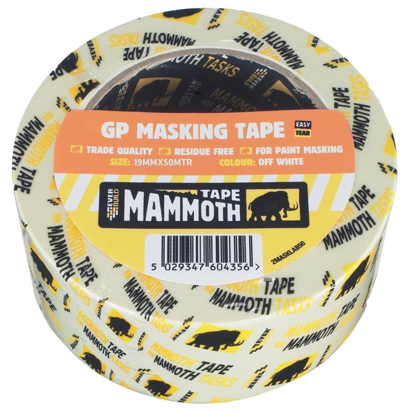 50mm x 50m roll of Masking Tape