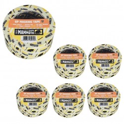 Everbuild Mammoth Masking Tape 75mm X 50m Pack of 6