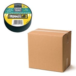 Everbuild Mammoth Gaffa Tape Black 50mm Box of 12