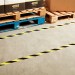 Mammoth PVC Hazard Self Adhesive Warning Tape Black Yellow 50mm 2HAZYW 488639