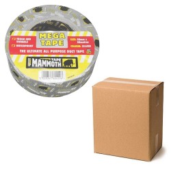 Everbuild Mammoth Mega Waterproof Duct Tape 50mm Silver Box of 24