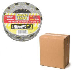 Everbuild Mammoth Mega Waterproof Duct Tape 50mm White Box of 24