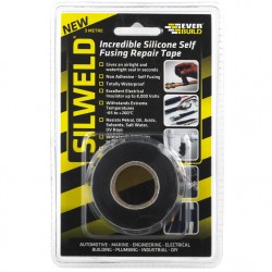 Everbuild SILWELD BLACK Incredible Silicone Self Fusing Repair Tape 