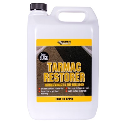 Everbuild Tarmac Driveway Restorer Paint 5 Litre - Black TARR5