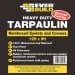 Everbuild Heavy Duty Builders Tarp Tarpaulin 12 x 9ft 484996 1TARP9
