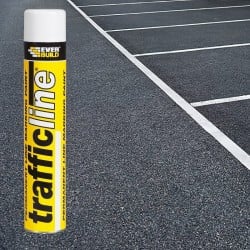 Everbuild TrafficLine WHITE Road Marking Traffic Line Marking Paint TRAFFICWE