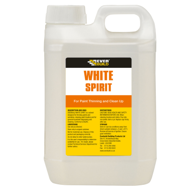 Everbuild Decorators White Spirit Paint Thinner Cleaner 2 Litre WS2