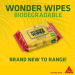 Sika Everbuild Biodegradable Wonder Wipes 60 Wipe Large Trade Pack 780111