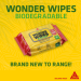 Sika Everbuild Biodegradable Wonder Wipes 60 Wipe Trade Triple Pack 780111