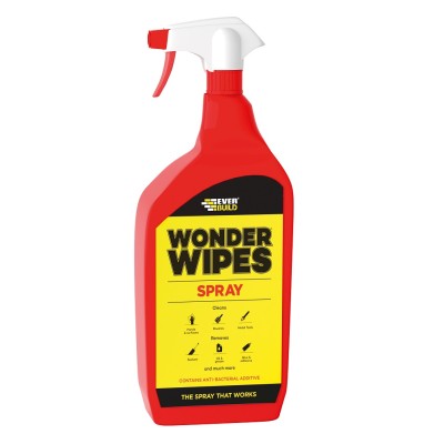 Sika Everbuild Wonder Wipes Spray Antibacterial Cleaner 1 Litre 511711