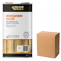 Everbuild Lumberjack Wood Worm Killer 5 Litre LJWORM05 Box of 4