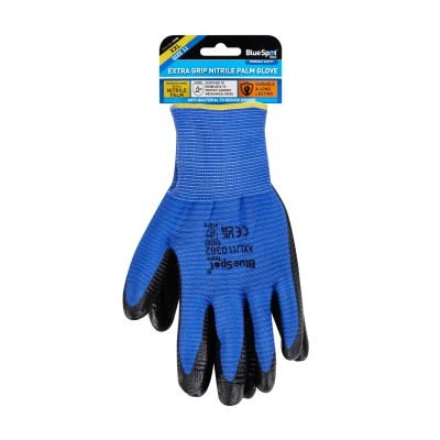 Blue Spot Tools XXL Extra Grip Nitrile Palm Glove 23048 Bluespot