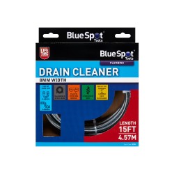 Blue Spot Tools Drain Cleaner 8mm x 15ft 30144 Bluespot